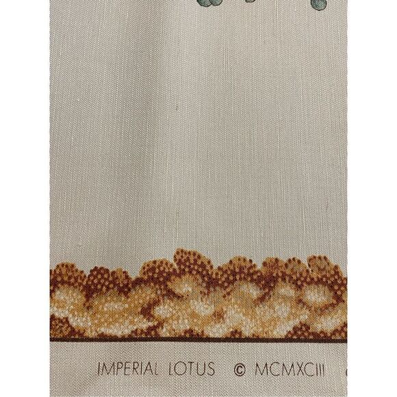 Brunschwig & Fils FABRIC Imperial Lotus HAND PRINT Colonial American Patriot Uph - Picture 4 of 6